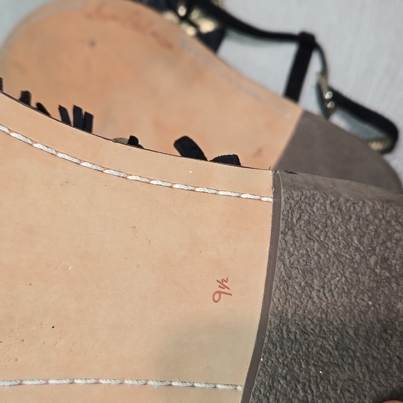 Sam Edelman Women Fringe Gela T Strap Thong Flats Sandals Shoes Sz 9.5 - Picture 12 of 12